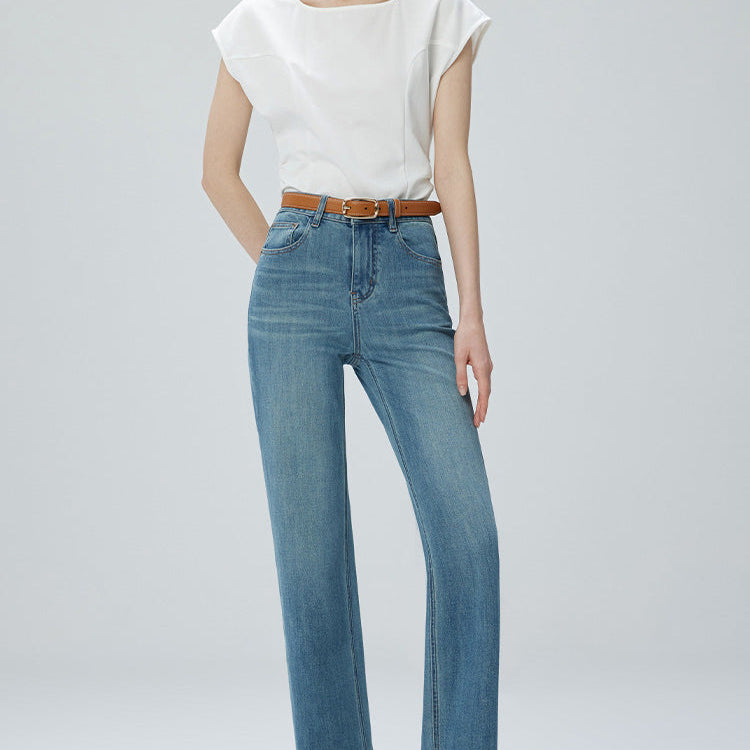 Jeans slim a gamba larga French Fry