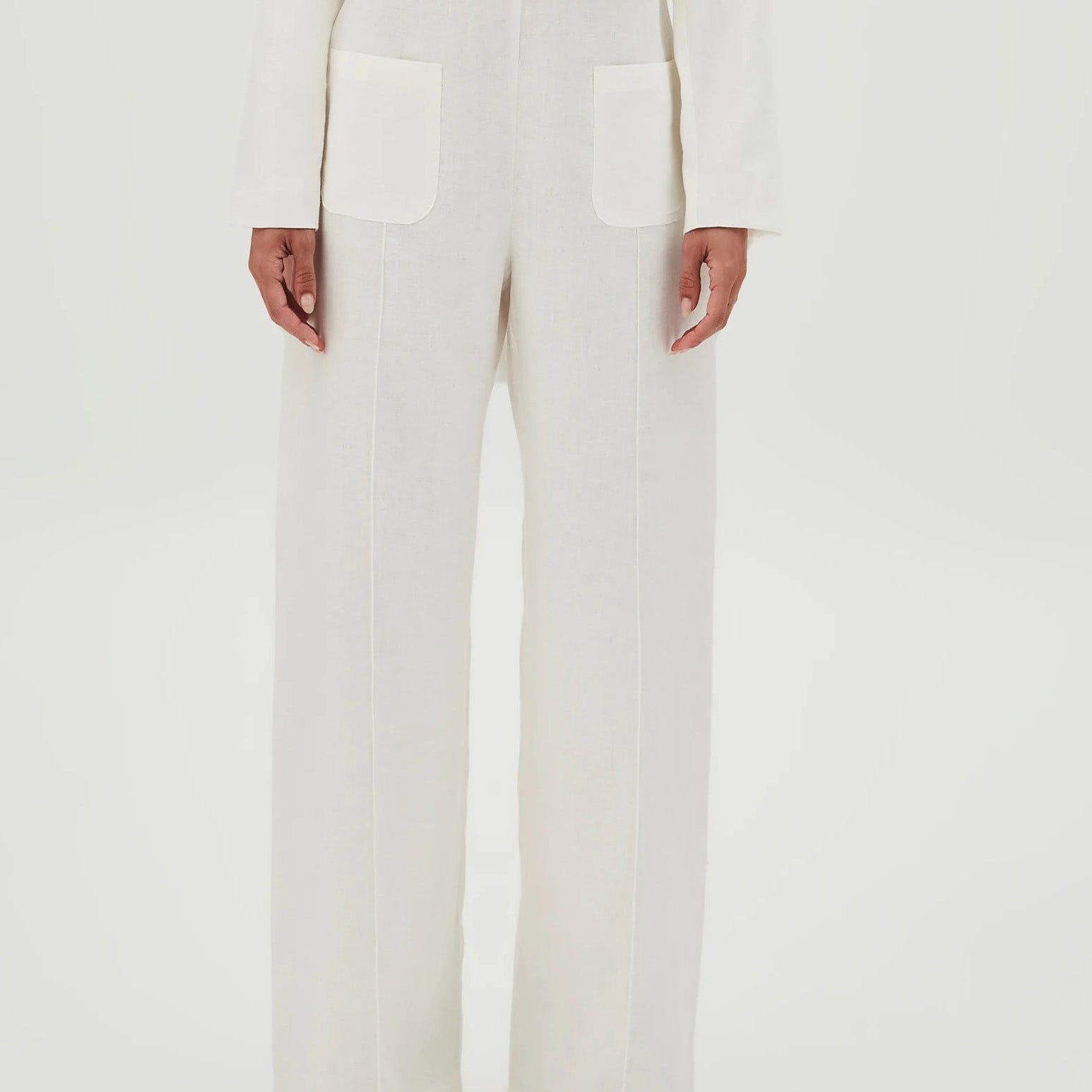 Pantaloni eleganti a gamba larga