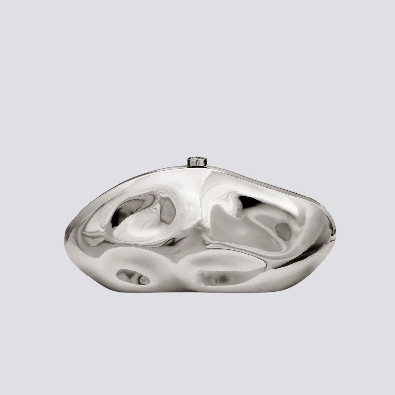 Borsa Alixe Dent Cloud in argento