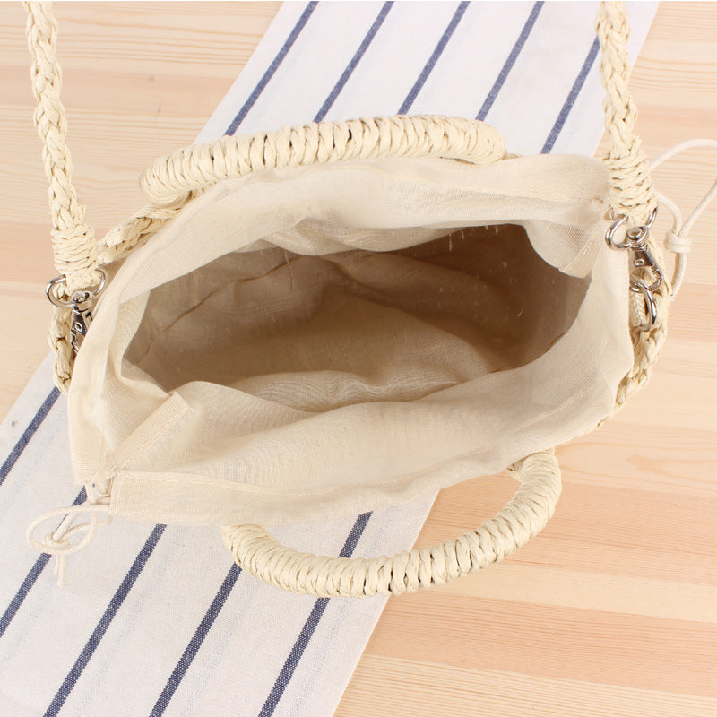Borsa vintage con fibbia a moneta