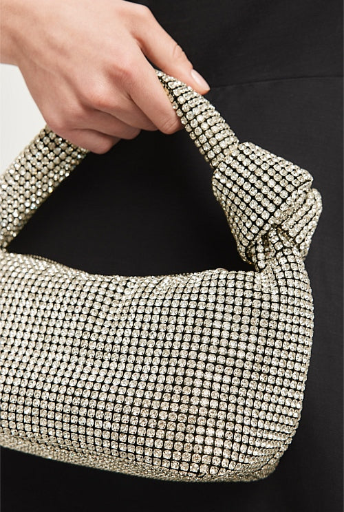 Anita Baguette Glitter Bag