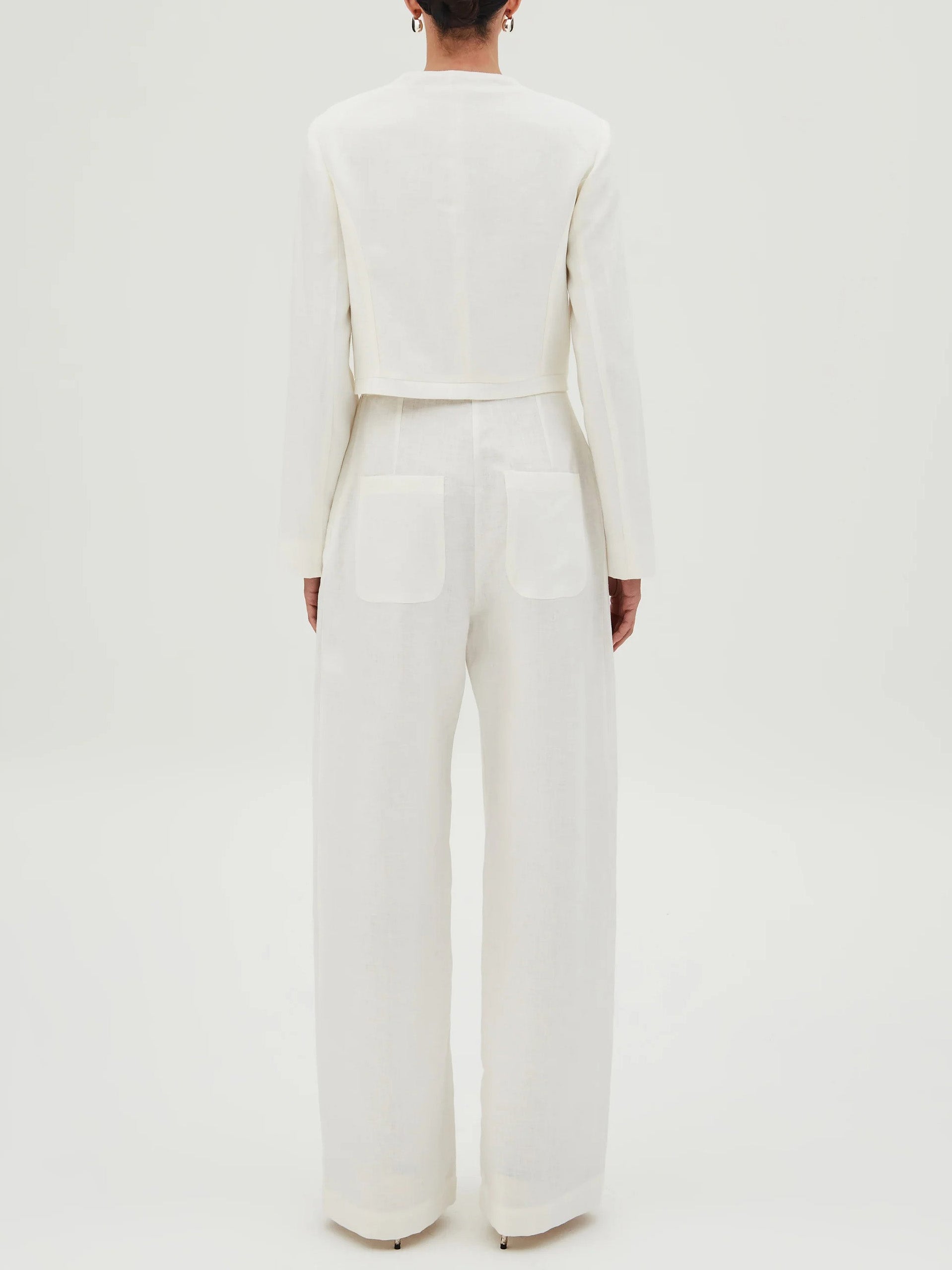 Pantaloni eleganti a gamba larga