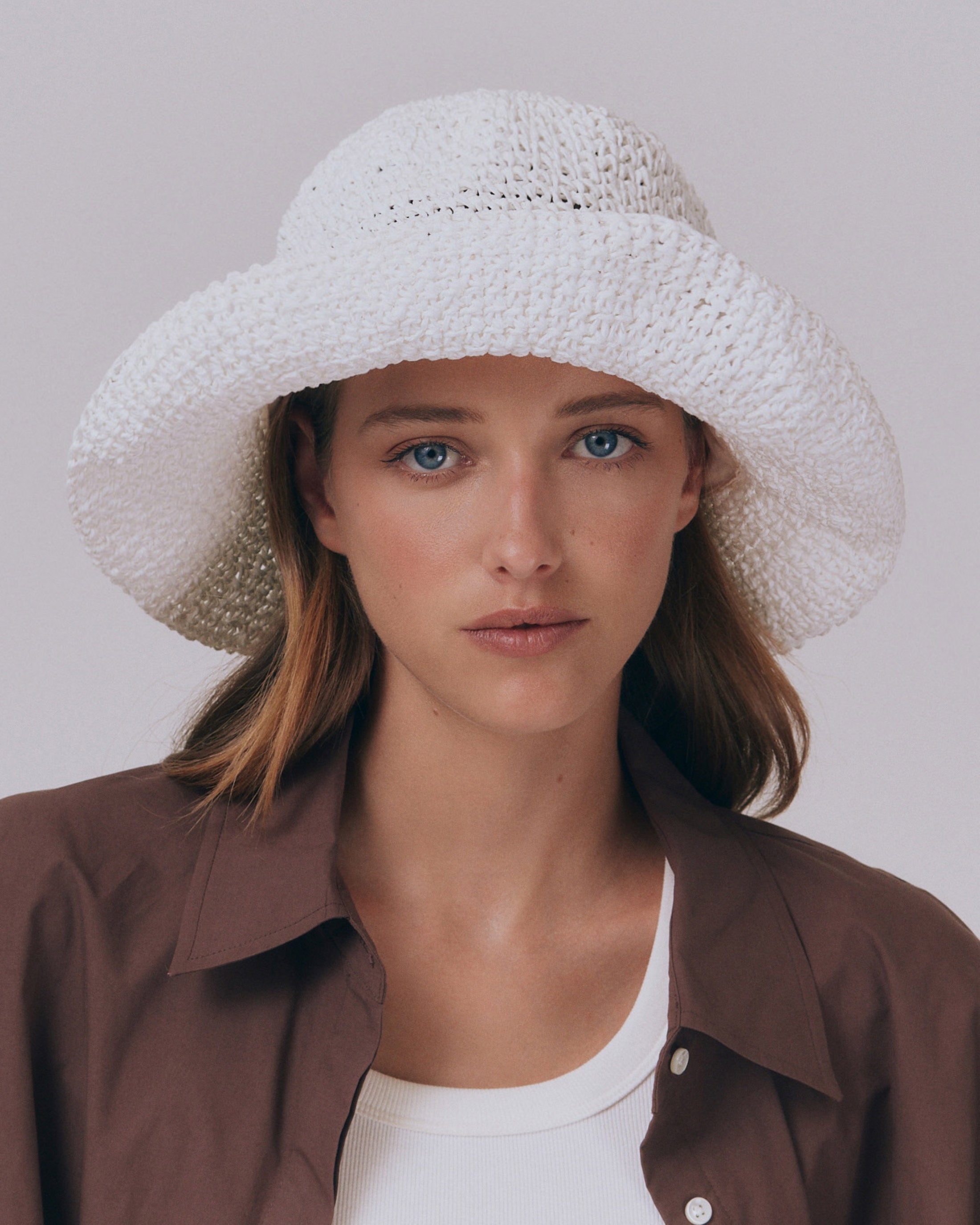 Cappello da sole Fornillo bianco