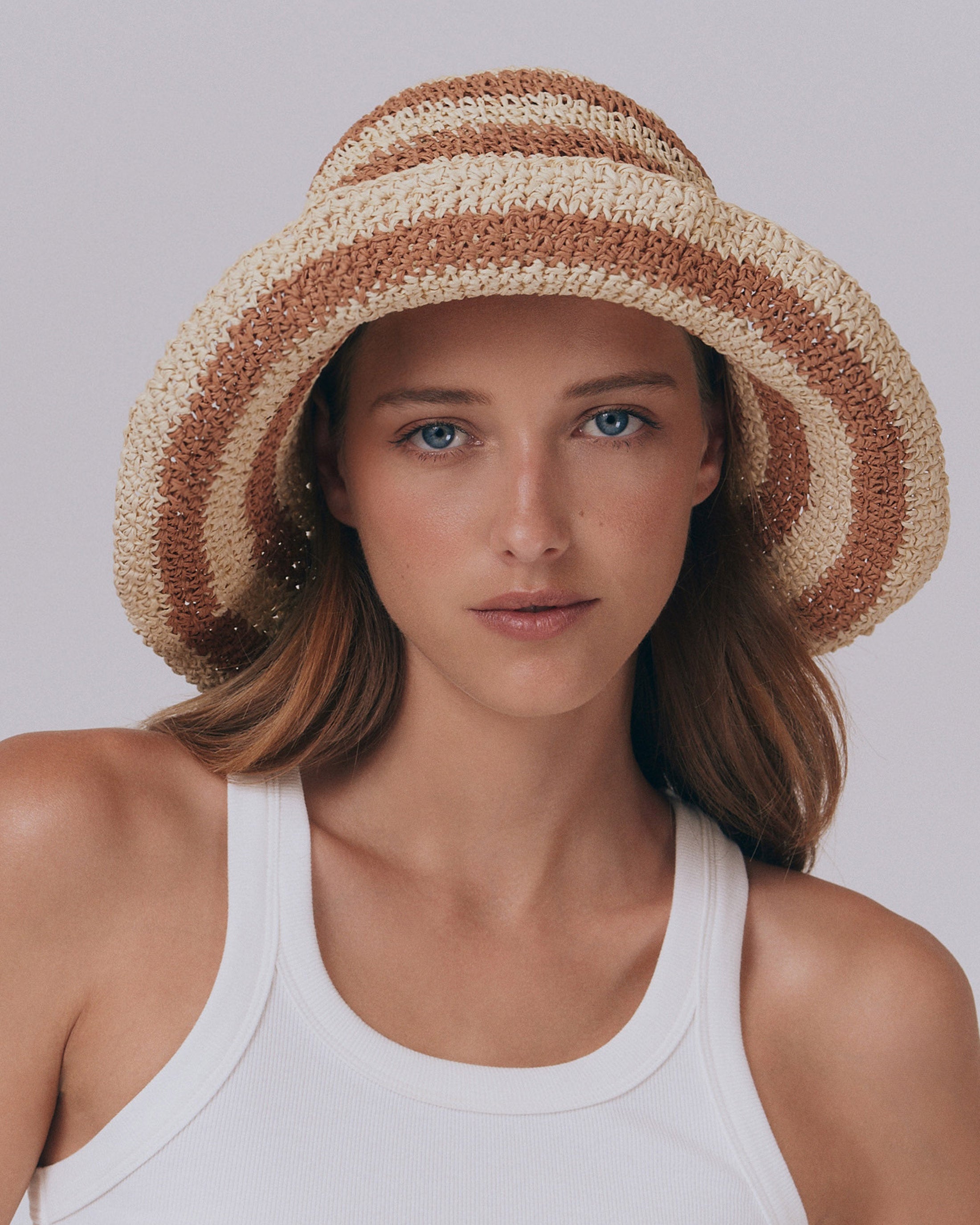 Cappello da sole Fornillo Tanstripe