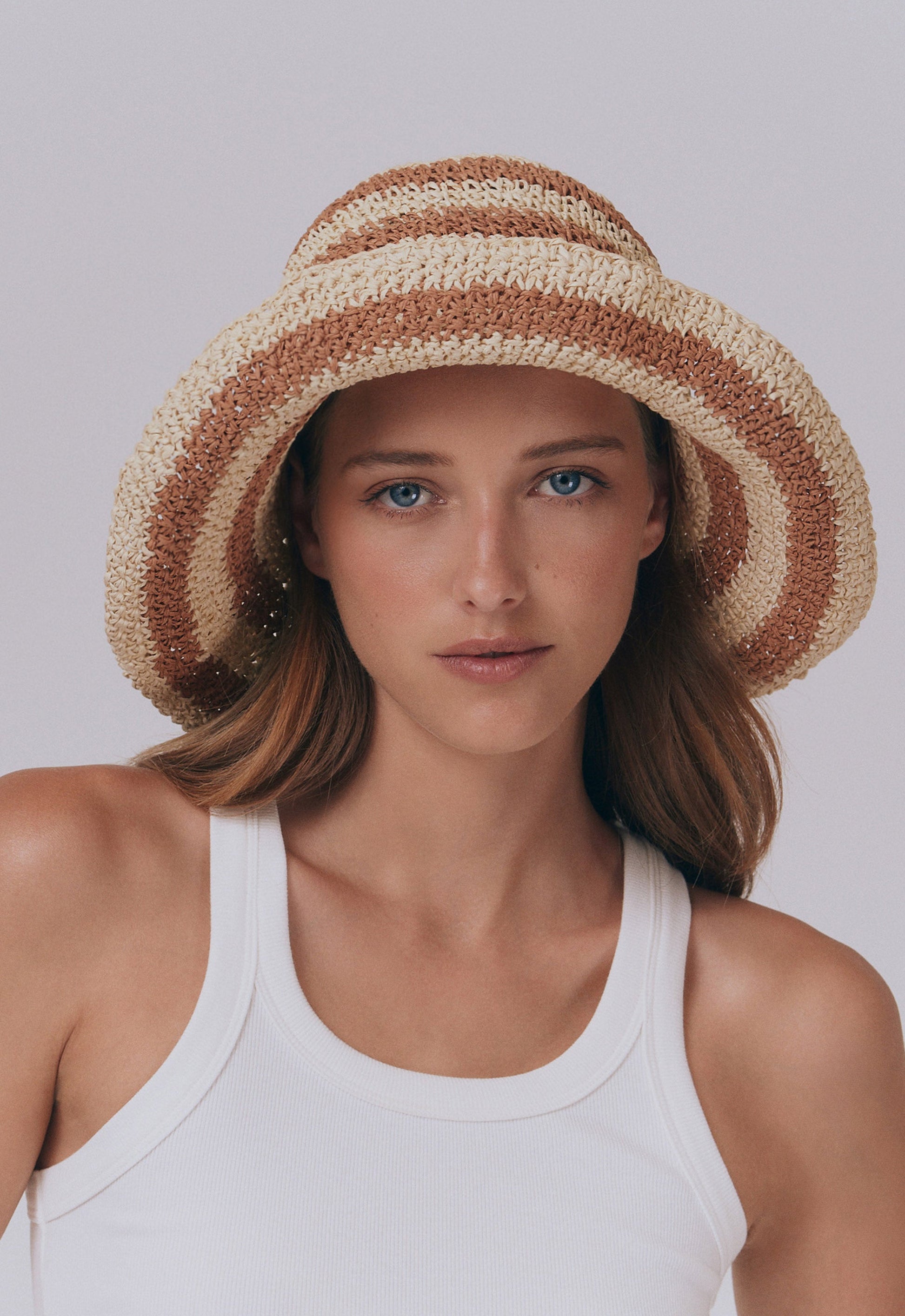 Cappello da sole Fornillo Tanstripe