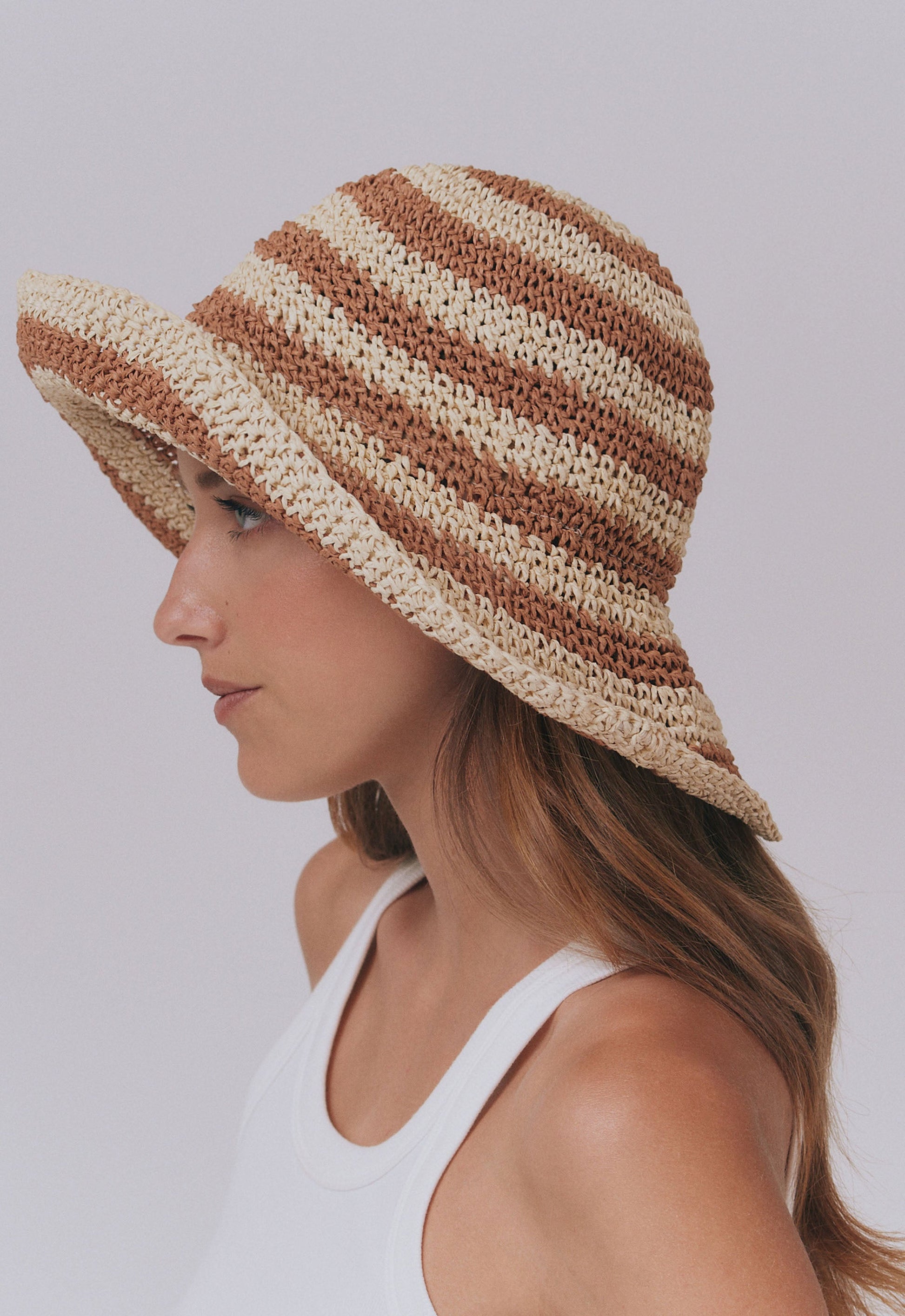 Cappello da sole Fornillo Tanstripe