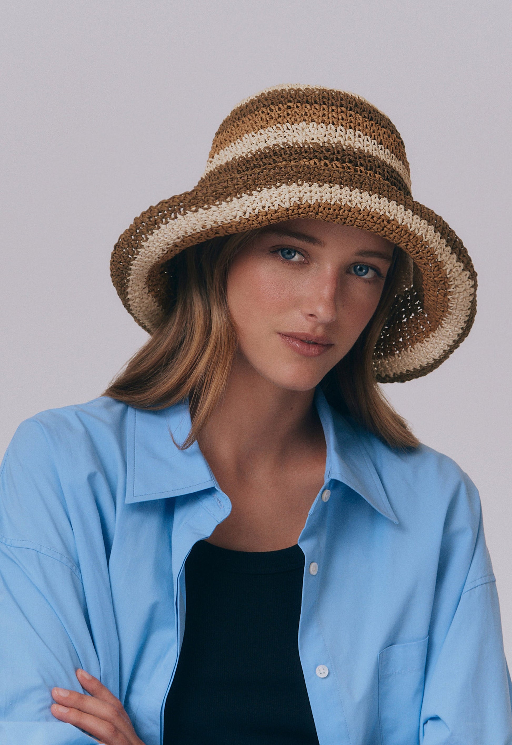Cappello da sole Fornillo Choctanstripe