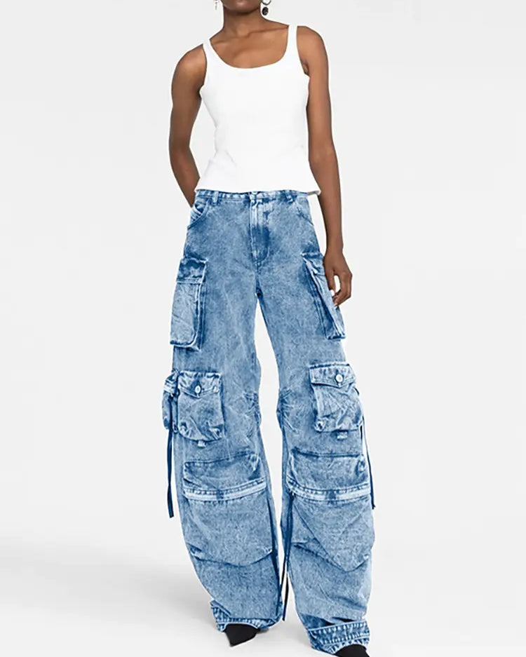 Pantaloni cargo in stile street