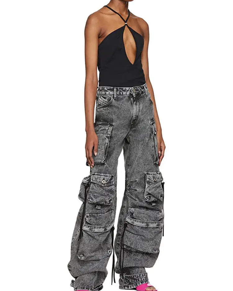 Pantaloni cargo in stile street