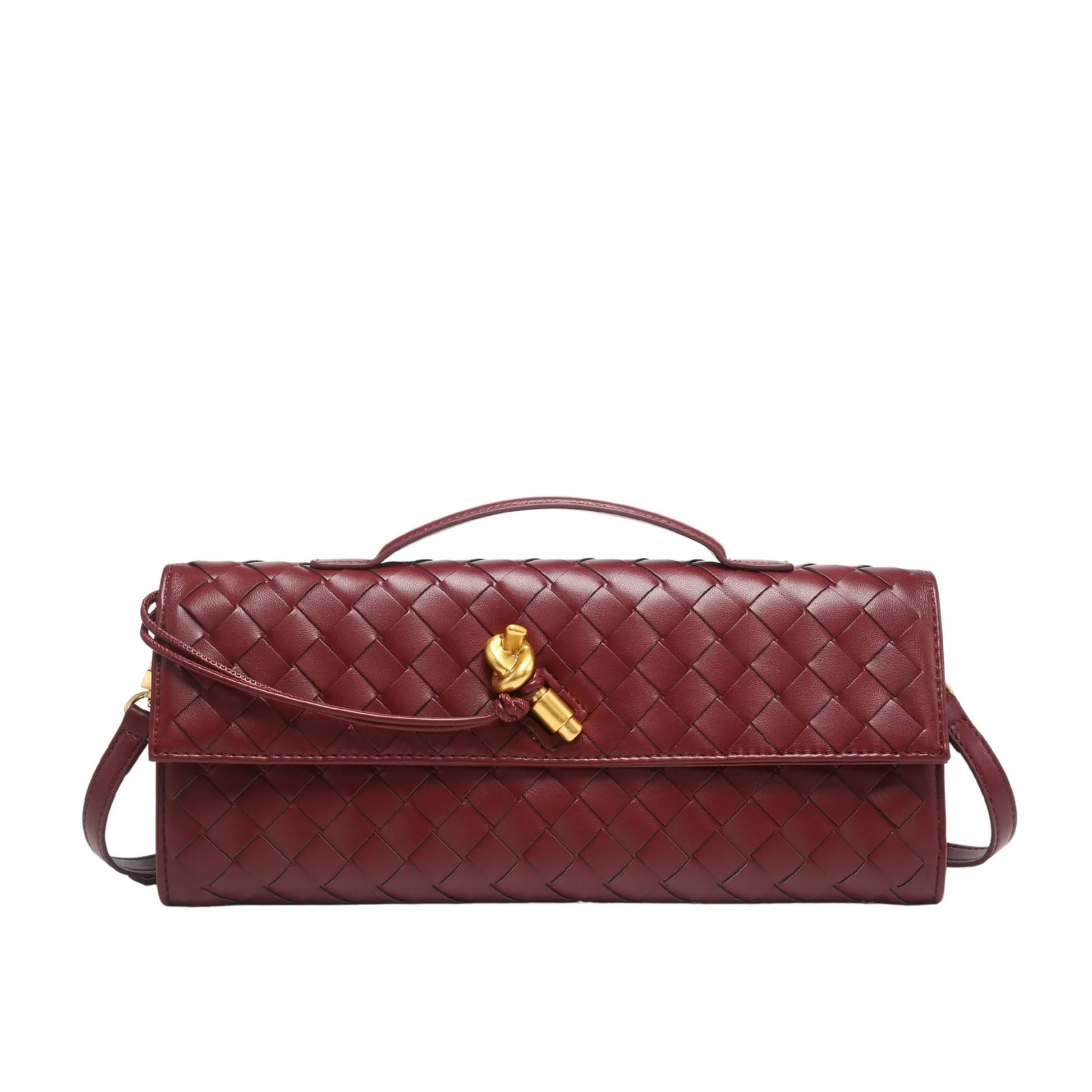 Paige Woven Clutch Bag