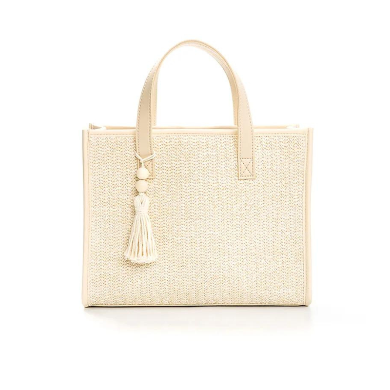 Angelica Straw Beach Bag