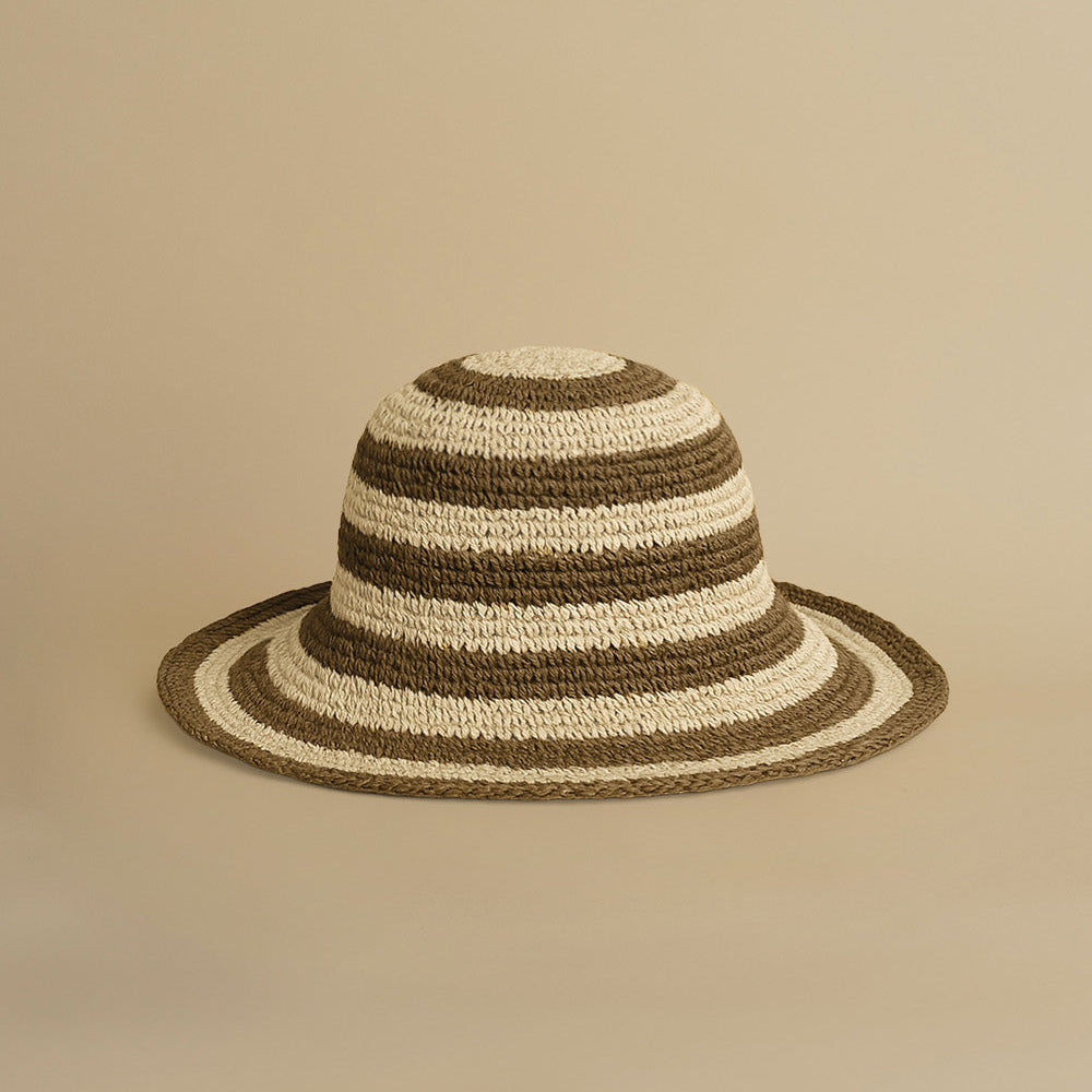 Cappello da sole Fornillo Chocstripe