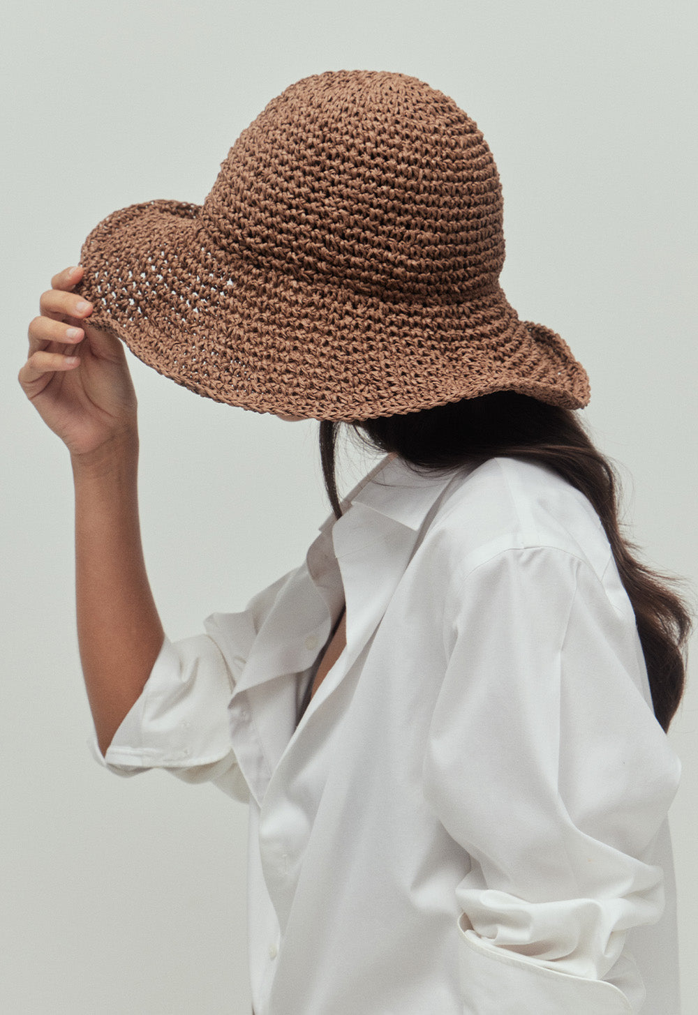 Cappello da sole Fornillo Choco