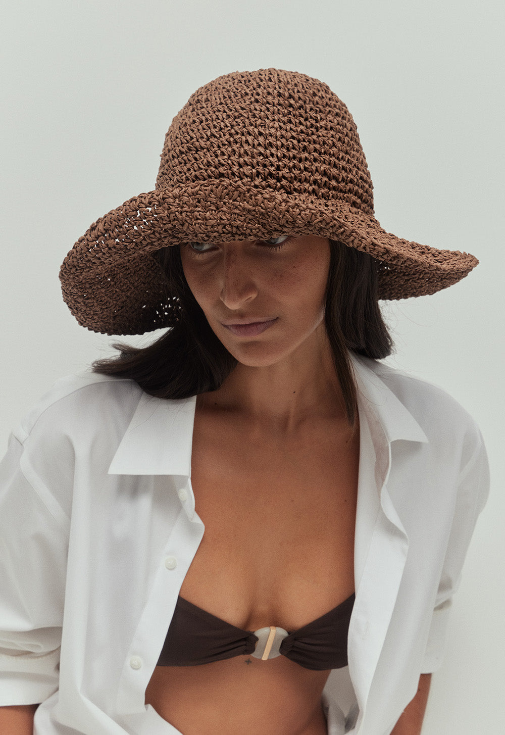 Cappello da sole Fornillo Choco