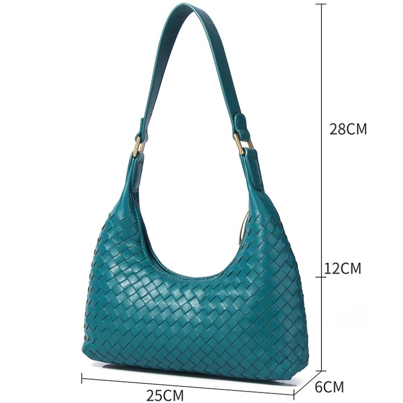 Vanessa Baguette Genuine Leather Bag