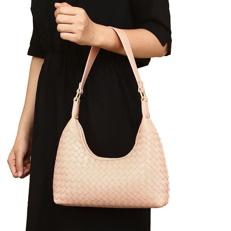 Vanessa Baguette Genuine Leather Bag