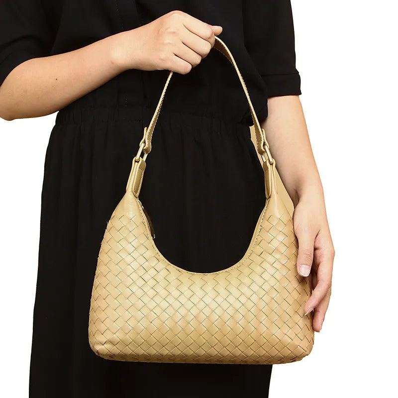 Vanessa Baguette Genuine Leather Bag