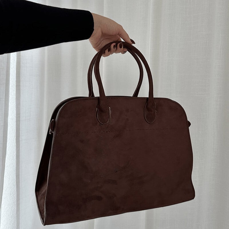 Carrie Large Suede Bag