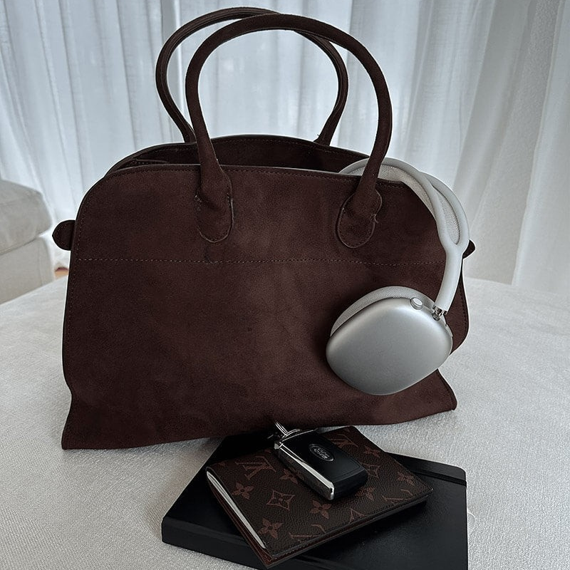 Carrie Large Suede Bag