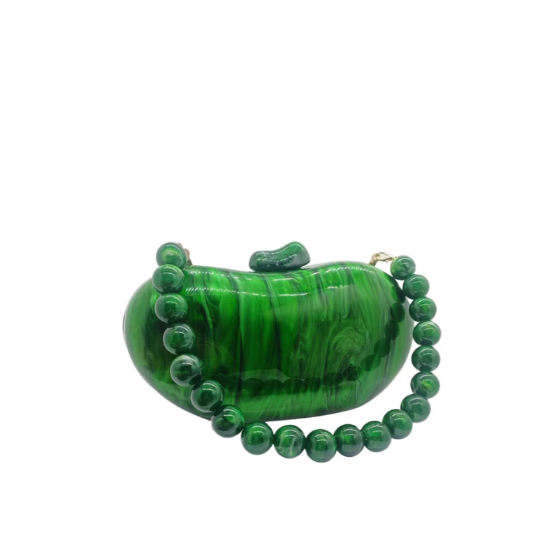 Zendaya Acrylic Pearlescent Clutch Bag