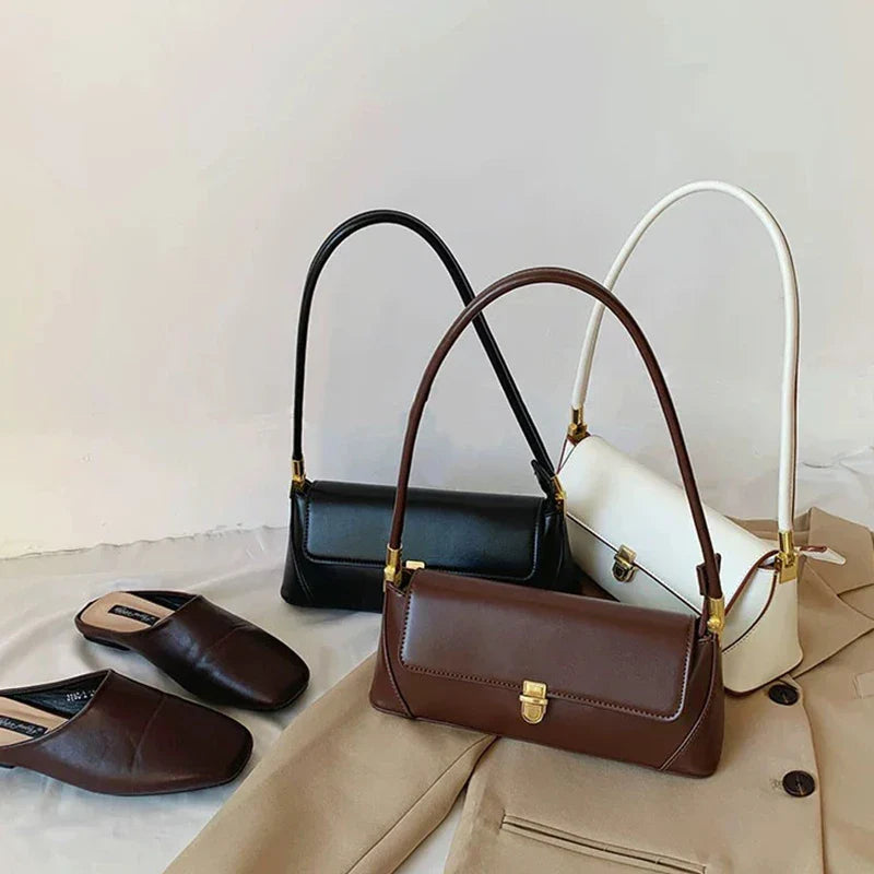 Helena Shoulder Baguette Bag