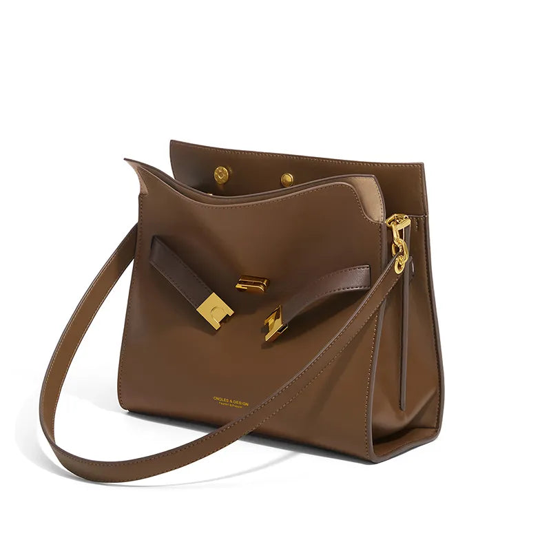 Nicole Double Genuine Leather Bag