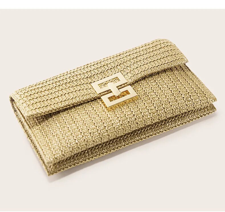 Larissa Straw Beach Bag