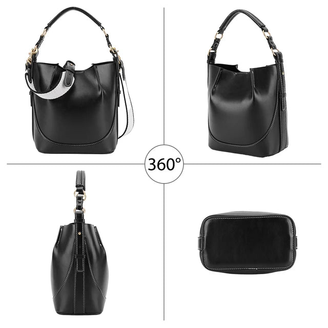 Karine Crossbody Bucket Bag