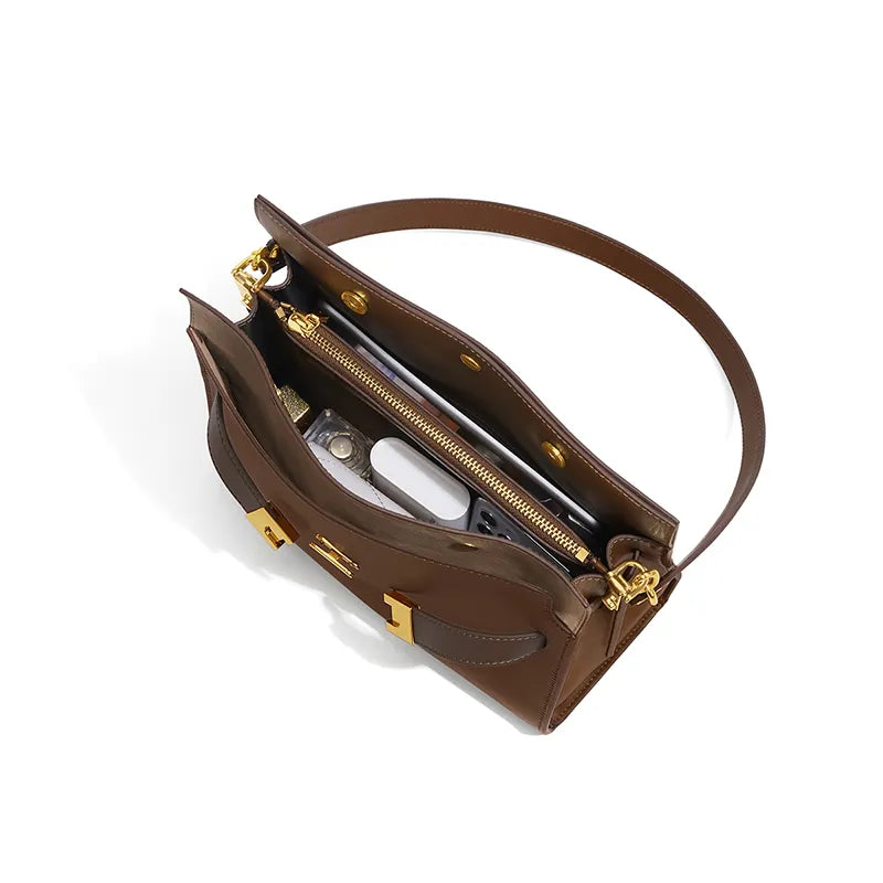Nicole Double Genuine Leather Bag
