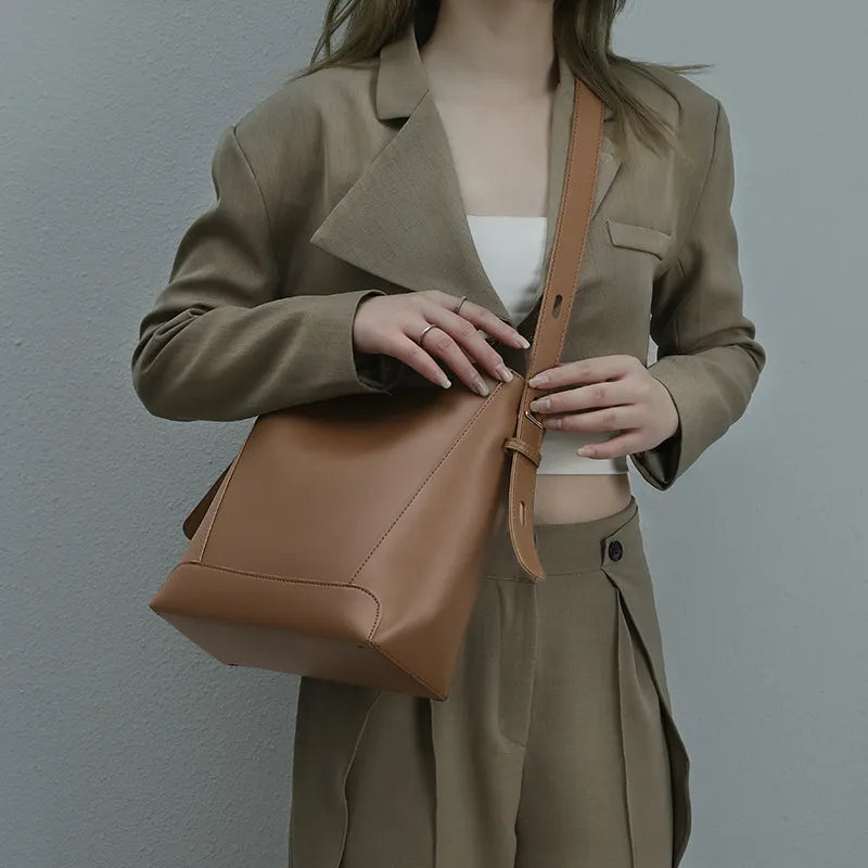 Ashley Crossbody Bucket Bag