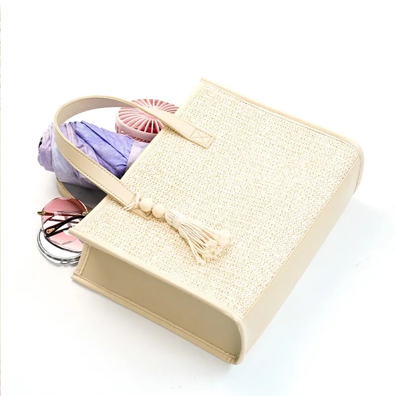 Angelica Straw Beach Bag