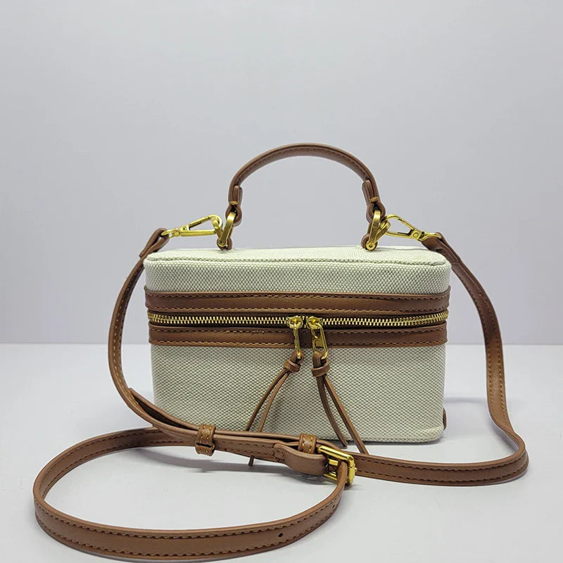 Manuela Crossbody Box Canvas Bag