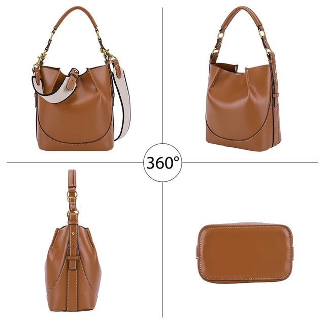 Karine Crossbody Bucket Bag