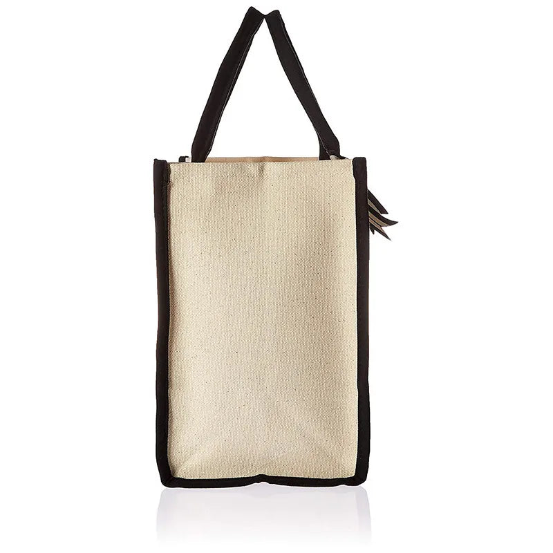 Custom Initial Canvas Bag