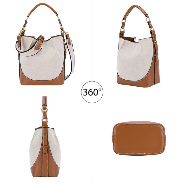 Karine Crossbody Bucket Bag