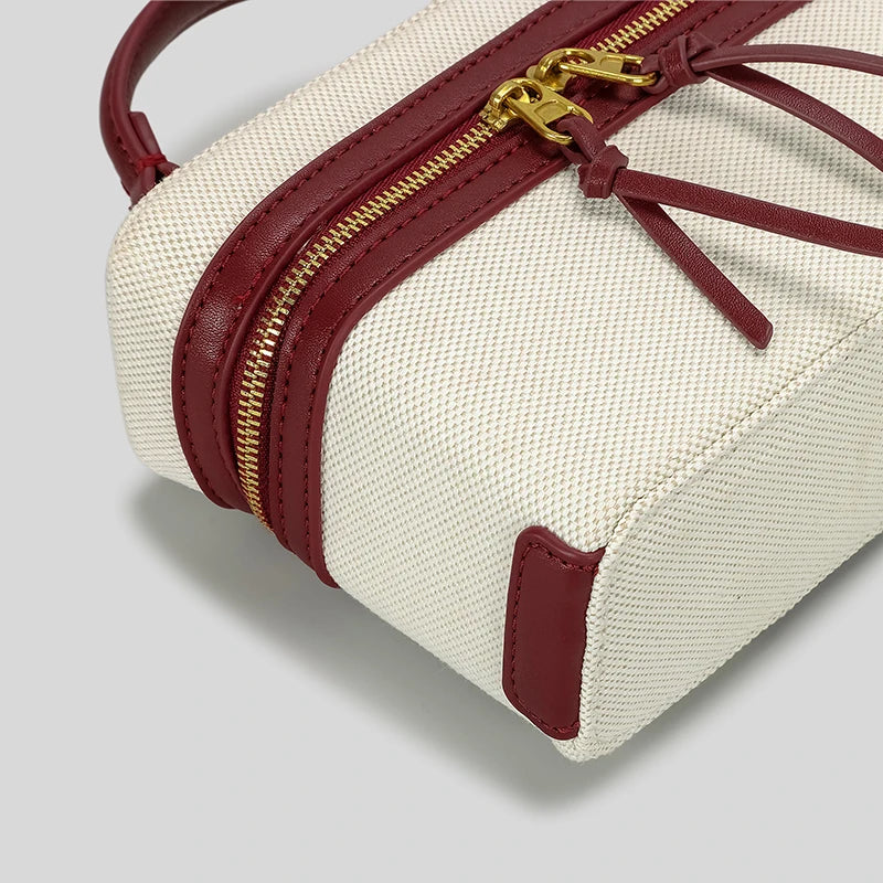 Manuela Crossbody Box Canvas Bag