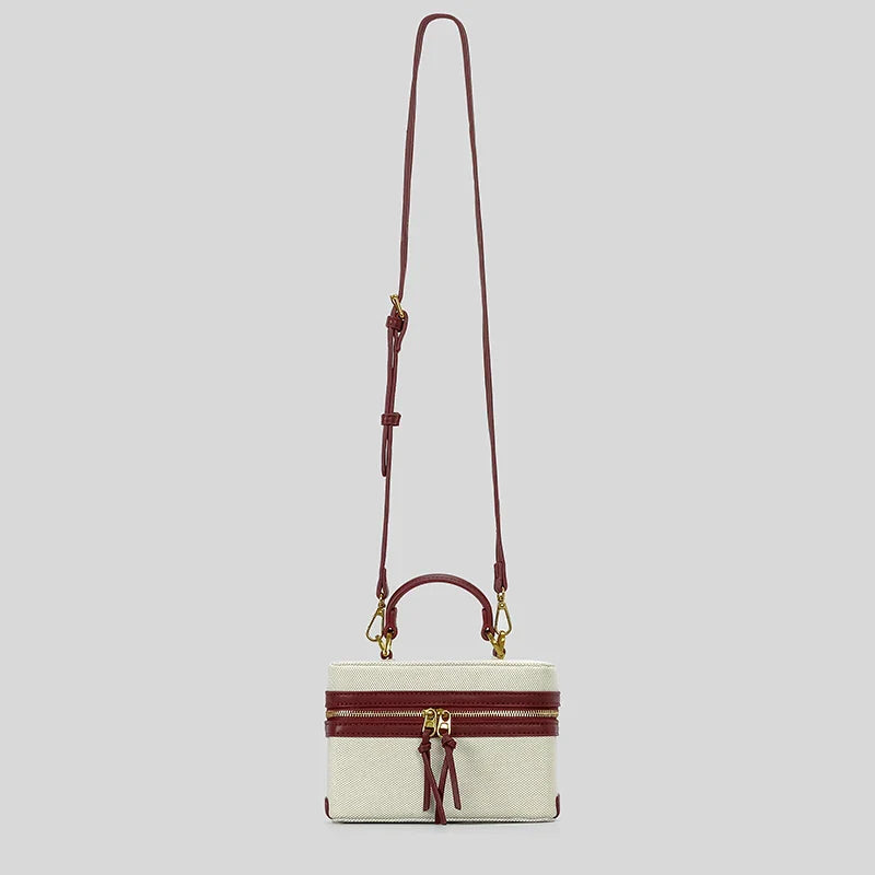 Manuela Crossbody Box Canvas Bag
