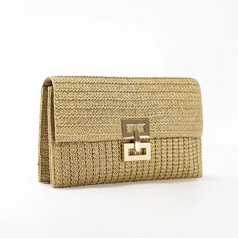 Larissa Straw Beach Bag
