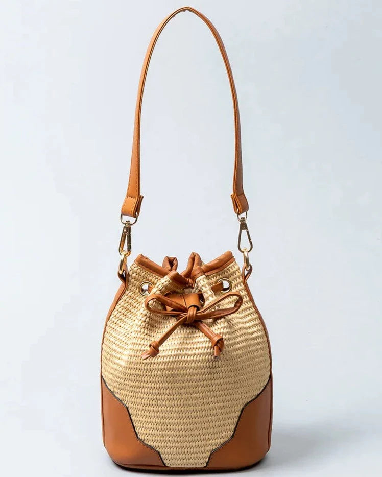 Marília Crossbody Bucket Bag