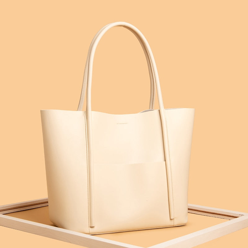 Alessandra Large Genuine Leather Bag