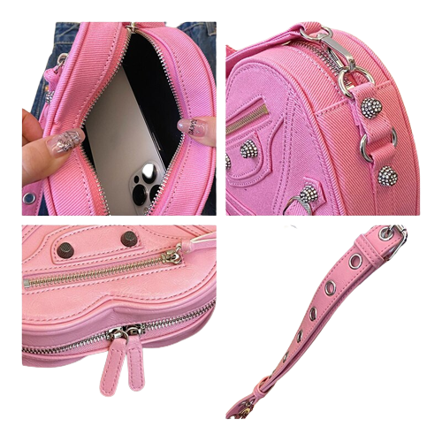 Julie Crossbody Heart Bag