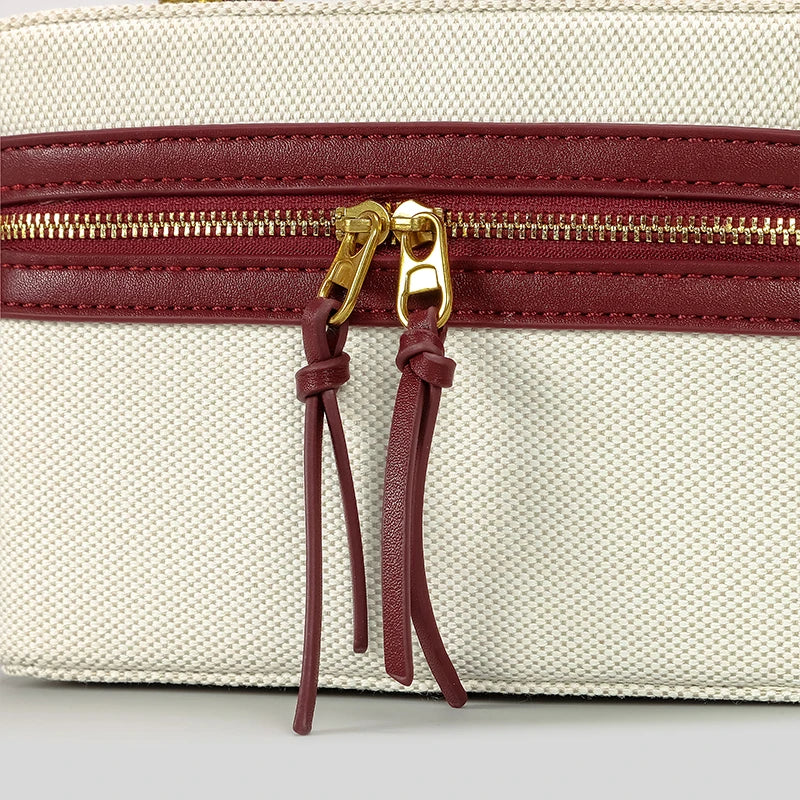 Manuela Crossbody Box Canvas Bag