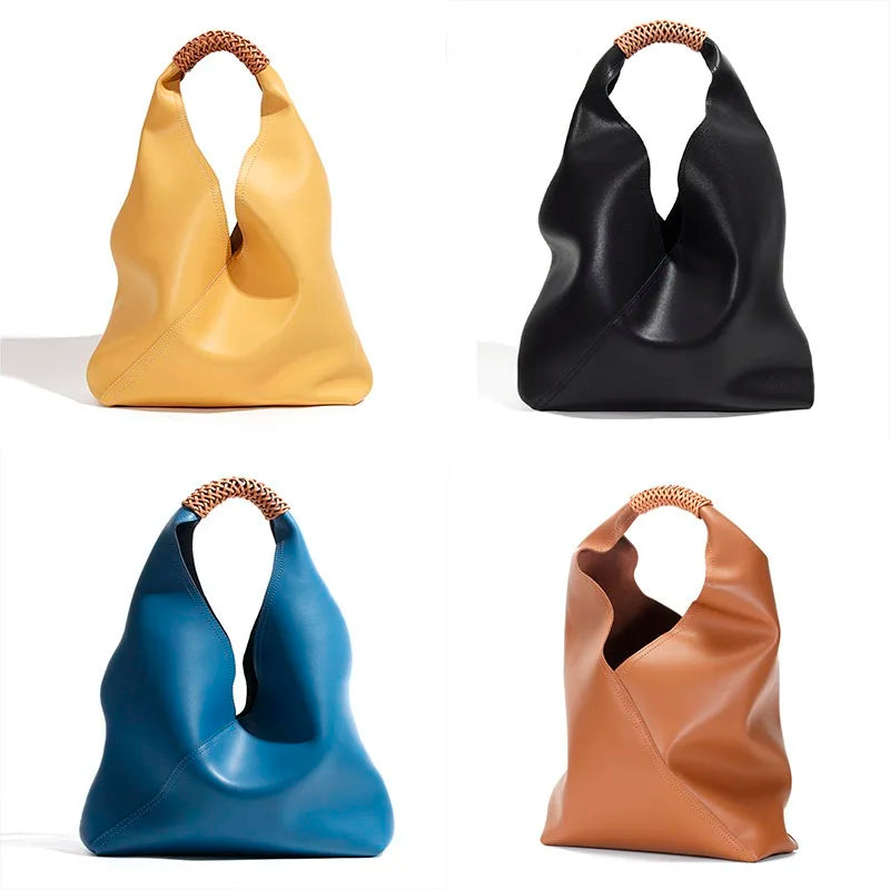 Hillary Shopping Large Genuine Leather Bag