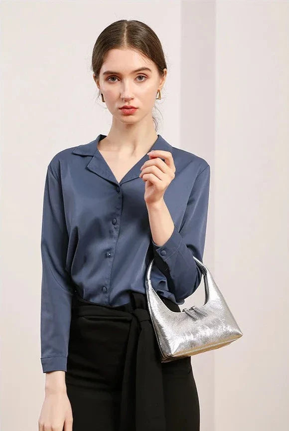 Liz Baguette Genuine Leather Bag