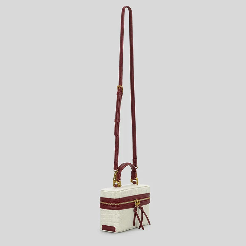 Manuela Crossbody Box Canvas Bag