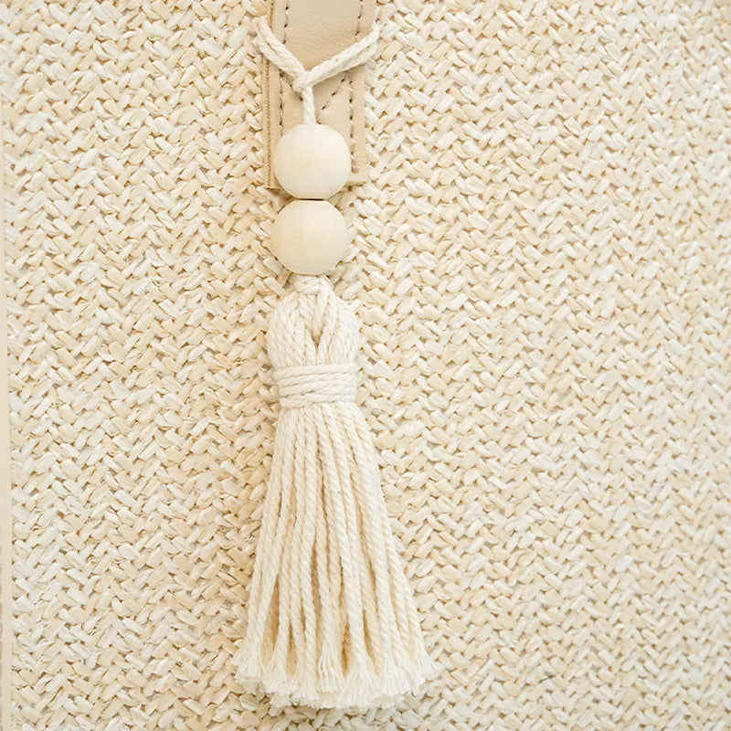 Angelica Straw Beach Bag