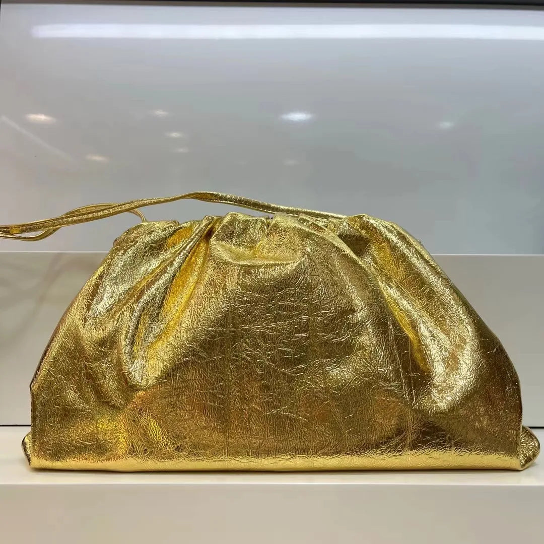 Helen Genuine Leather Pouch Bag