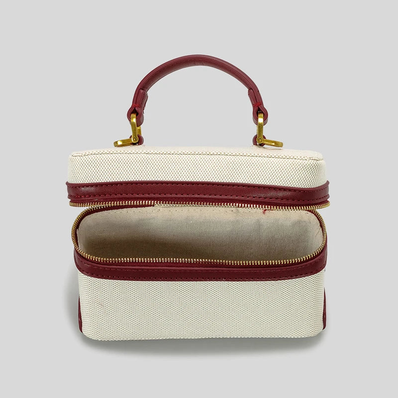 Manuela Crossbody Box Canvas Bag