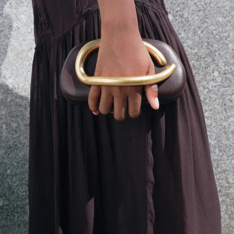 Lea Organic Crossbody Clutch Bag