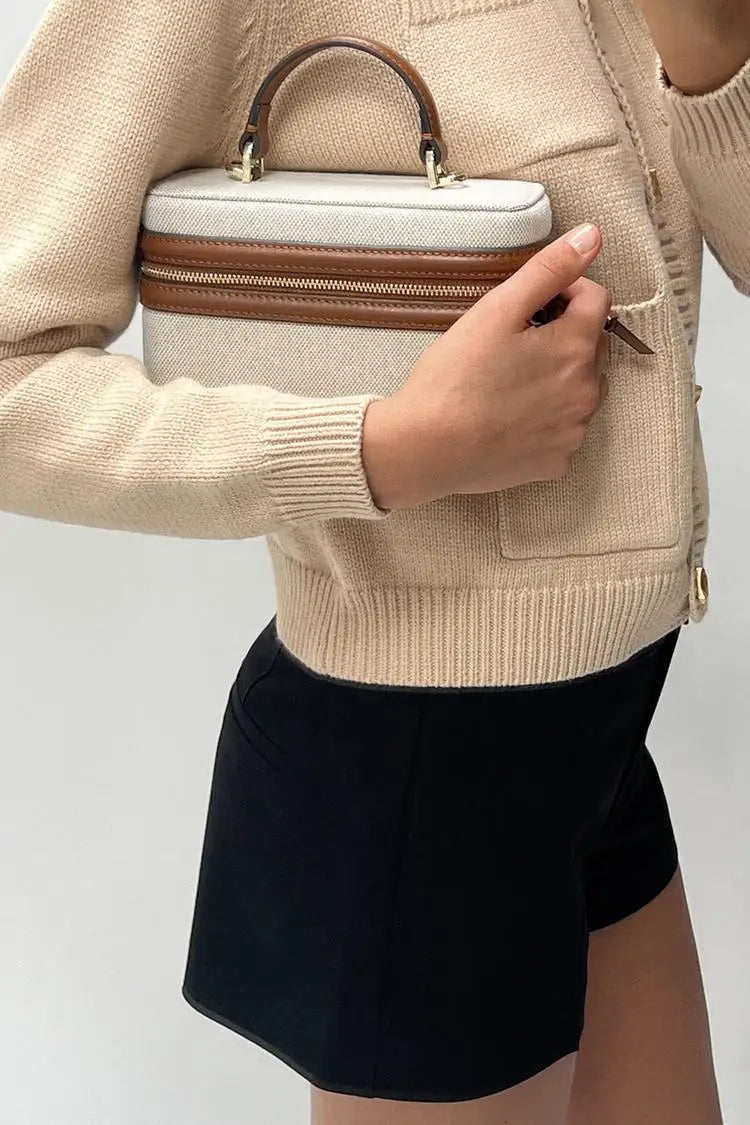 Manuela Crossbody Box Canvas Bag